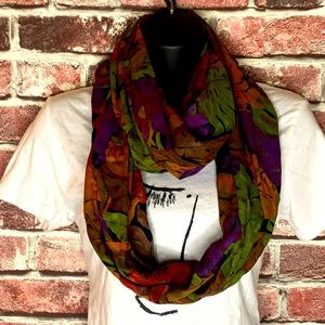 Fall foliage scarf